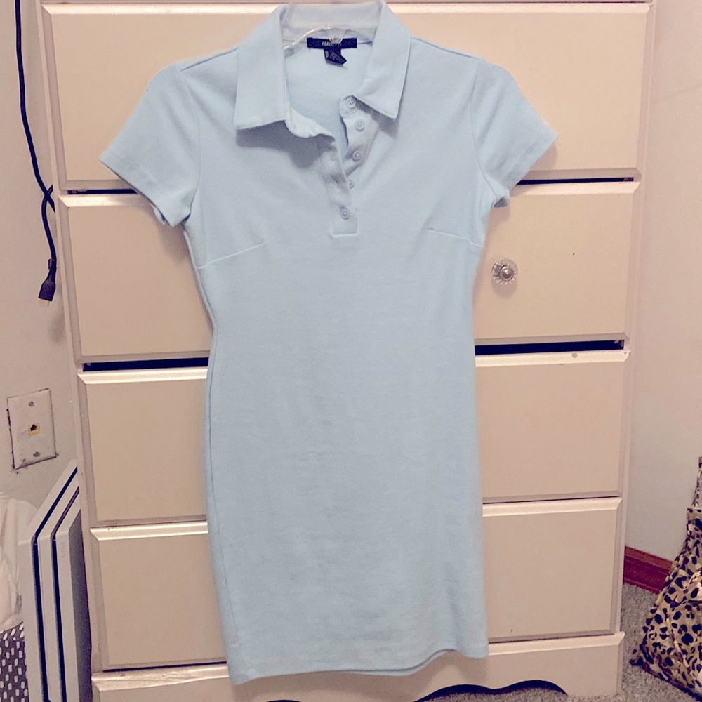Light blue forever 21 dress size small,mini dress